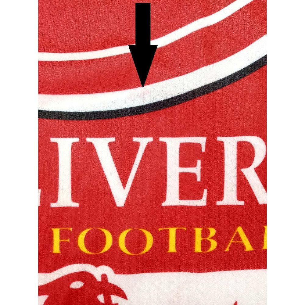 Vintage Liverpool LFC Football Club Jersey Satin Official England Soccer Enfield - Picture 12 of 12